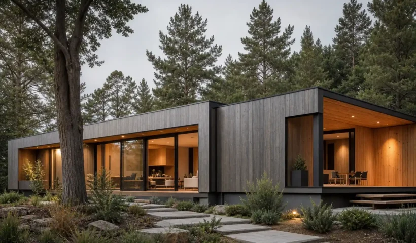 Tecnología y estética en revestimientos de casas modulares