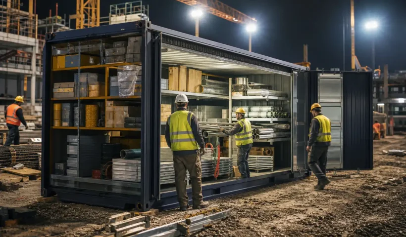 Contenedor Open Side: la solución versátil para almacenamiento y espacios modulares