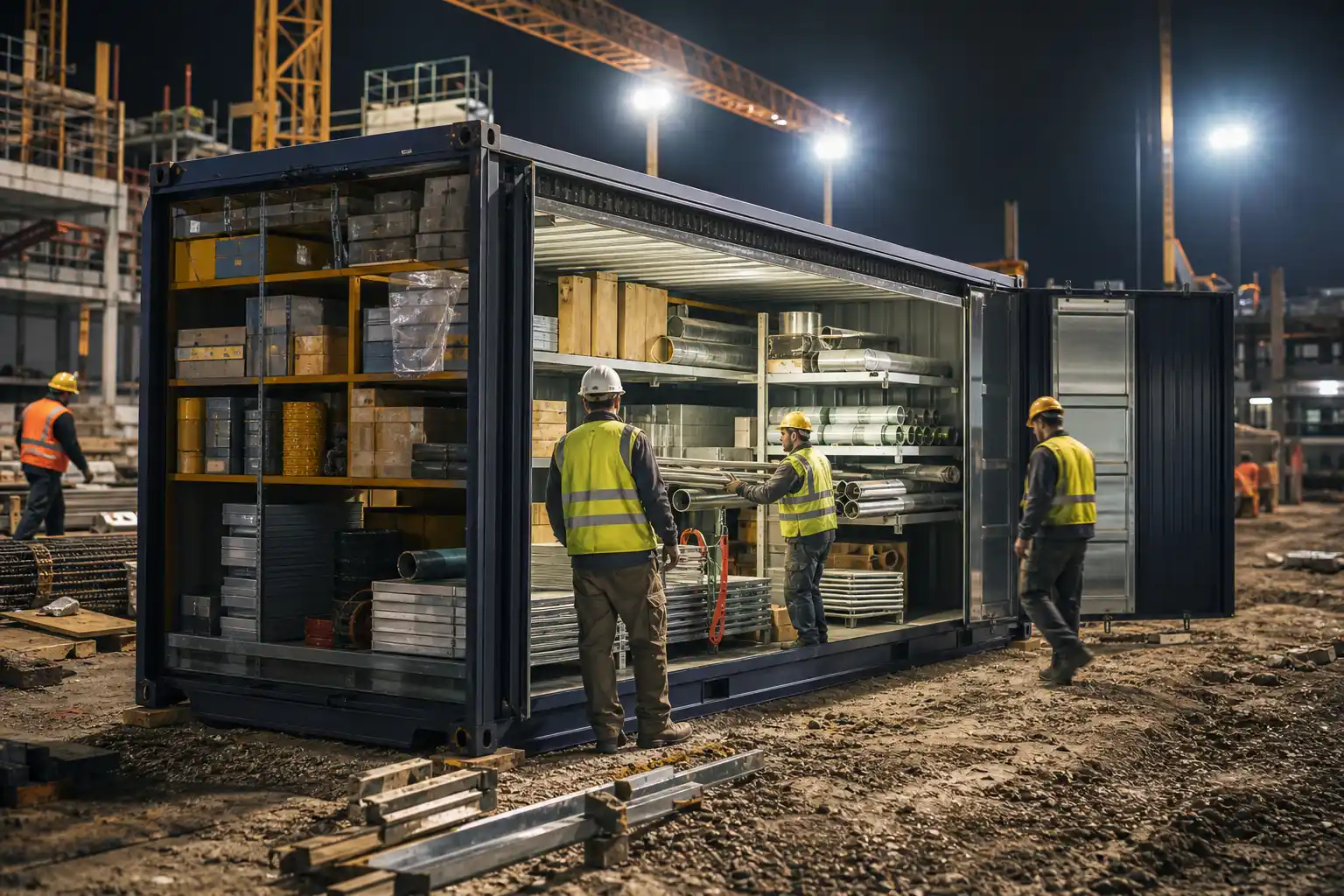 Contenedor Open Side: la solución versátil para almacenamiento y espacios modulares