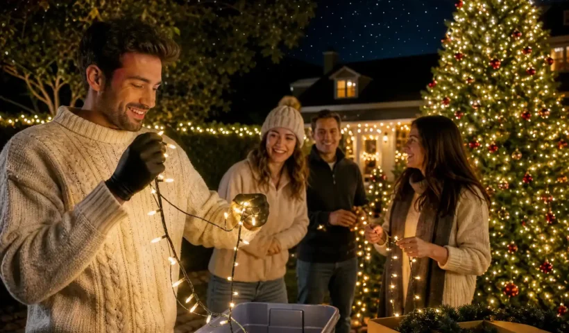 Errores comunes al poner luces de Navidad y cómo evitarlos