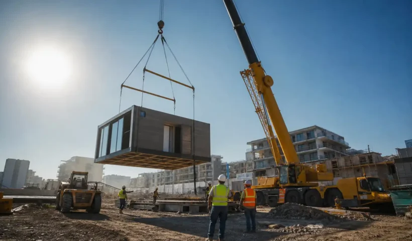 La maquinaria detrás de las casas modulares: eficiencia y precisión en cada proyecto.