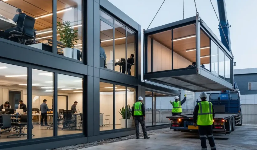 Módulos prefabricados, la mejor solución para ampliar oficinas
