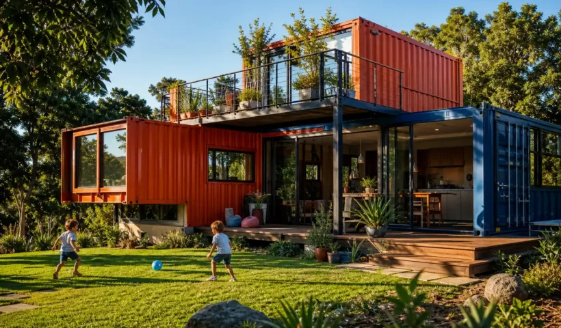 4+1 curiosas casas prefabricadas hechas con contenedores