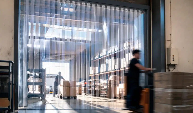 Cortinas de lamas de PVC, apuesta de futuro para el sector comercial e industrial