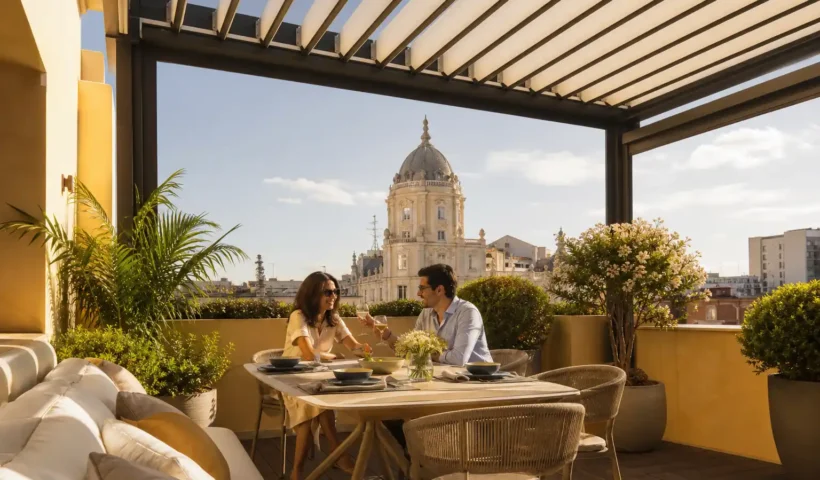 Protección solar con estilo y eficiencia para espacios habitables en Madrid